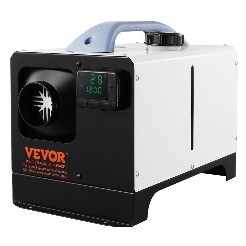 VEVOR 5-8KW Diesel Heater, Diesel Air Heater All In One With Remote Control And LCD Screen, Fast Heating Low Noise, Portable Diesel Heater For Truck Van RV Trailer Camper And Indoors_voghion.com
