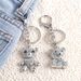 AS Accessories New Personality Creative Cute Exquisite Bear Pendant Bag Car Keychain Ornament Kca046_voghion.com