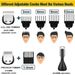 Kemei Beard Men Clippers Body Mustache Nose Hair Groomer Cordless Precision Trimmer 6 In 1 Grooming Kit Waterproof_voghion.com