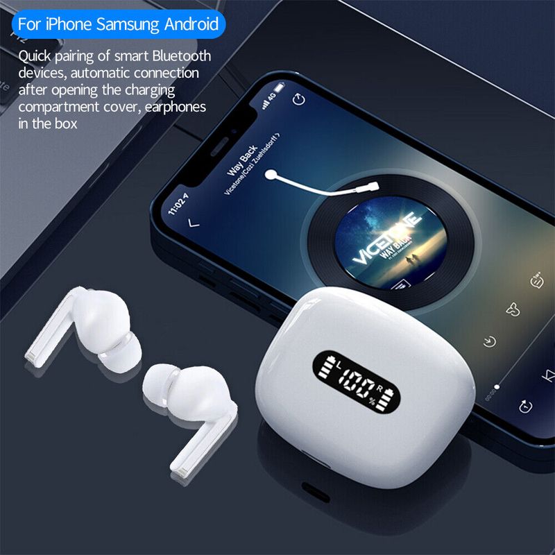 TWS Drahtlose Bluetooth Kopfhörer Ohrhörer Ohrhörer In-ohr Für Alle Geräte HOT_voghion.com