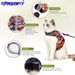 Cat Harness And Leash For Walking Escape Proof Air Mesh Fabric Outdoor Walking Vest With Reflective Strips For Cute Cats And Small Dogs (S, Pink)_voghion.com