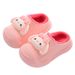 Pantofole invernali per bambini - Pantofole da casa antiscivolo, calde e foderate in pile per bambini e bambine, resistenti all'acqua e calde, pantofole unisex per bambini piccoli_voghion.com