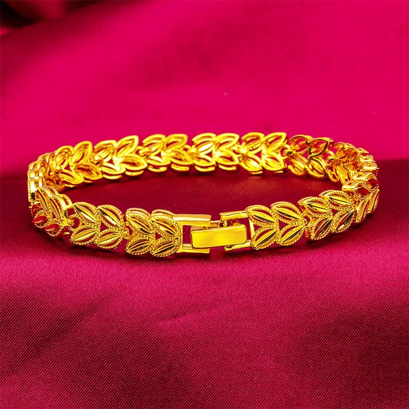 Unisex Schmuck Mode Blatt Armband Mode Schmuck Blatt Weizen Ohr Armband_voghion.com
