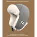 Cappello da donna in stile coreano Lei Feng, spesso e caldo per autunno e inverno, protezione per le orecchie antifreddo in peluche nord-orientale, per esterni_voghion.com
