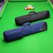 High-Quality Snooker Cue Case For 3/4 & 1/2 Cues - Durable Oxford Fabric With Polyester Lining - Travel-Friendly & Compact Storage - Black & Blue_voghion.com