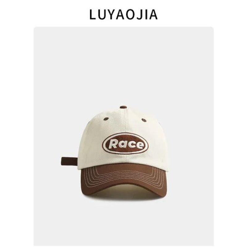 Letters Embroidered Baseball Women's Soft Top Versatile Face-Looking Small Fashion Casual Spring and Summer Peaked Cap_voghion.com