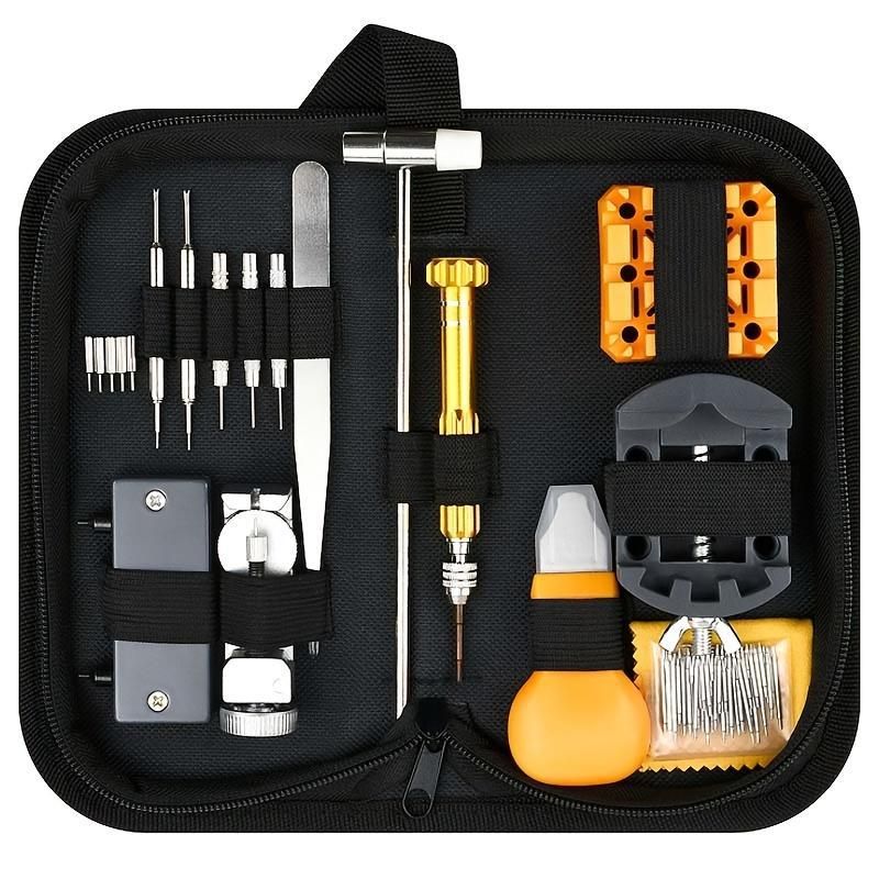 Kit di riparazione orologi da 132 pezzi Kit di riparazione orologi Kit di rimozione cinturini Kit di apertura orologi_voghion.com