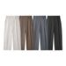 Men's Clothing ACU Men's Clothing | Drape High End Casual Trousers Men's 2025 Autumn Loose Straight Pleated Trousers Suit Trousers_voghion.com