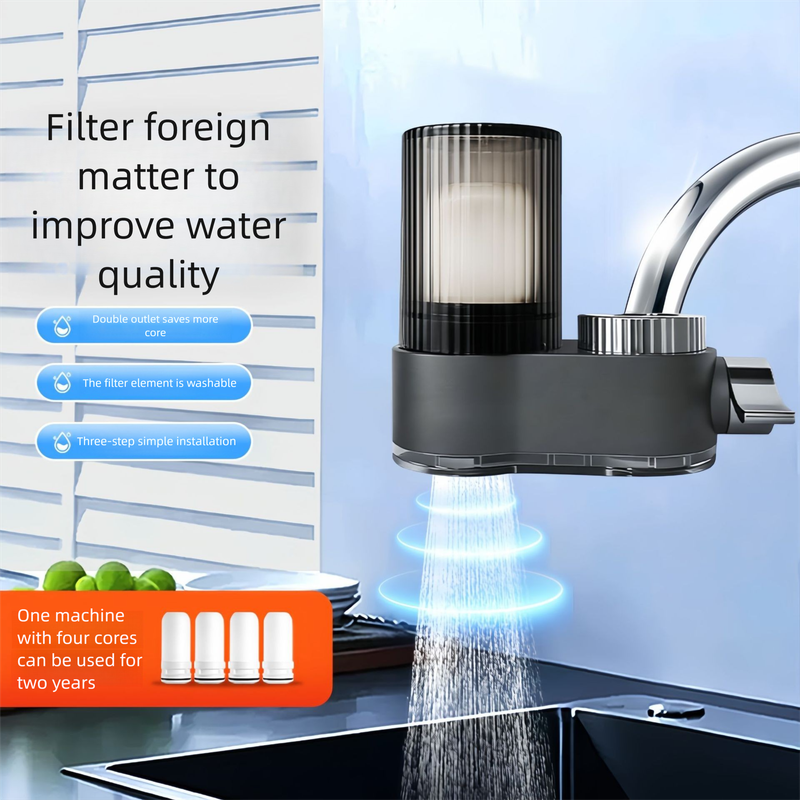 Smart Faucet Water Filter - Chlorine Removal Purifier For Tap Water Direct Drinking Kitchen Pre-Filter System_voghion.com