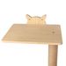 Wall-Mounted Cat Scratching Pad For Small To Large Cat, Indoor Wood Cat Tree With Hammock, Cat Scratcher Perch_voghion.com