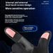 Fietshandschoenen voor heren met twee vingers, sport-touchscreen, pluche en dikke isolatie, vis- en fietshandschoenen_voghion.com