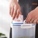 Airtight Pet Food Container, Dry Food Container With Measuring Cup, Cat Dry Food Container, For Pet Food, Pasta, Cereals, Rice, 1.5 L(6.10x4.33x8.66i_voghion.com