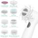 8 In 1 Facial Brush Electric Face Massager Face Cleansing Brush Silicone Facial Brush Face Deep Cleaning Pore Skin Care_voghion.com