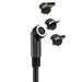 Rotating 540 degree magnetic suction data cable 5A three in one super fast charging data cable, one to three, hot selling foreign trade product_voghion.com