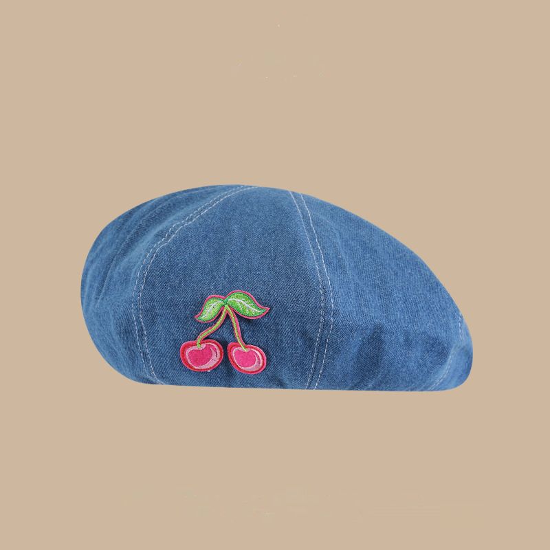 Big head circumference cowboy net red cloud beret female summer hat female show face_voghion.com
