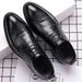 Leather Shoes For Men: Business Formal, Casual, Workwear Korean Style, British Style Groom, Best Man, Wedding Leather Shoes_voghion.com