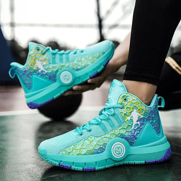 Fujian Factory Basketball Summer Men's Junior High School Boys Student Sports Running Cement Floor Practical Mesh Shoes_voghion.com