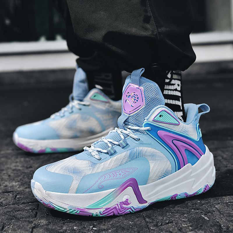 Mainly Recommended A Pair Of Basketball Shoes Couple Models, Men's And Women's Shoes, Rubber Soles, Suitable For Teenagers_voghion.com