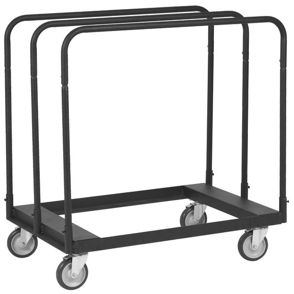 VEVOR Drywall Cart, 1500 LBS Panel Dolly Cart With 36.02" X 24.02" Deck And 5" Swivel Wheels, Heavy-Duty Drywall Sheet Cart, Handling Wall Panel, Sheetrock, Lumber, For Garage, Home, Warehouse_voghion.com