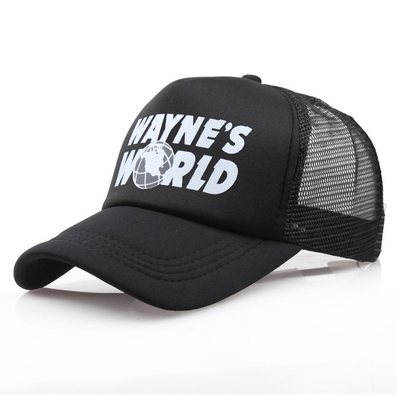 Lanyin Wayne's World Duck Tongue Sunshade Hip Hop baseballcaps med trykk for menn og kvinner_voghion.com