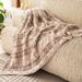 Half-Pile Plaid Casual Office Nap Sofa Throw Air-Conditioning Decorative Blanket_voghion.com