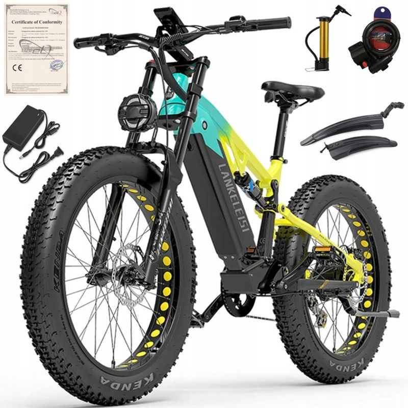 Leisi RV800 Plus elektriske kjøretøy 1130W 48V 20AH 52KM/H 150KM 26*4,0_voghion.com