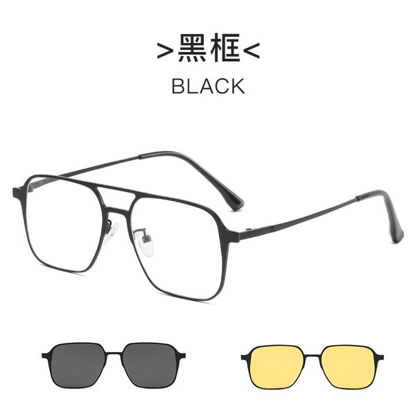 Gli stessi occhiali da sole di Chen Weiting, tre in uno manicotto magnetico a ventosa, occhiali miopi polarizzati, visione notturna_voghion.com