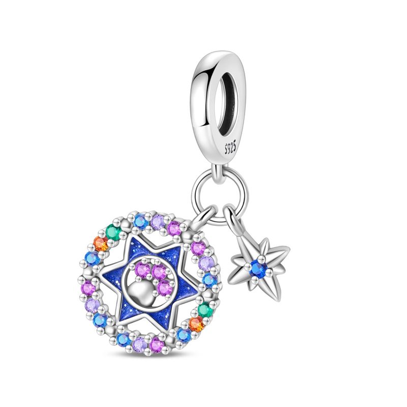 Schutzkatzenpfote Anhänger Charm, Sterling Silber Charm Perlen_voghion.com