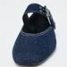 2025 Spring New Women's Blue Buckle Decorated Denim Ballet Style Flat Fashion Versatile Single Shoes_voghion.com