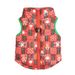 Dog Christmas cotton-padded jacket with cotton thickened snowflake snowman print fashion cotton-padded pet_voghion.com