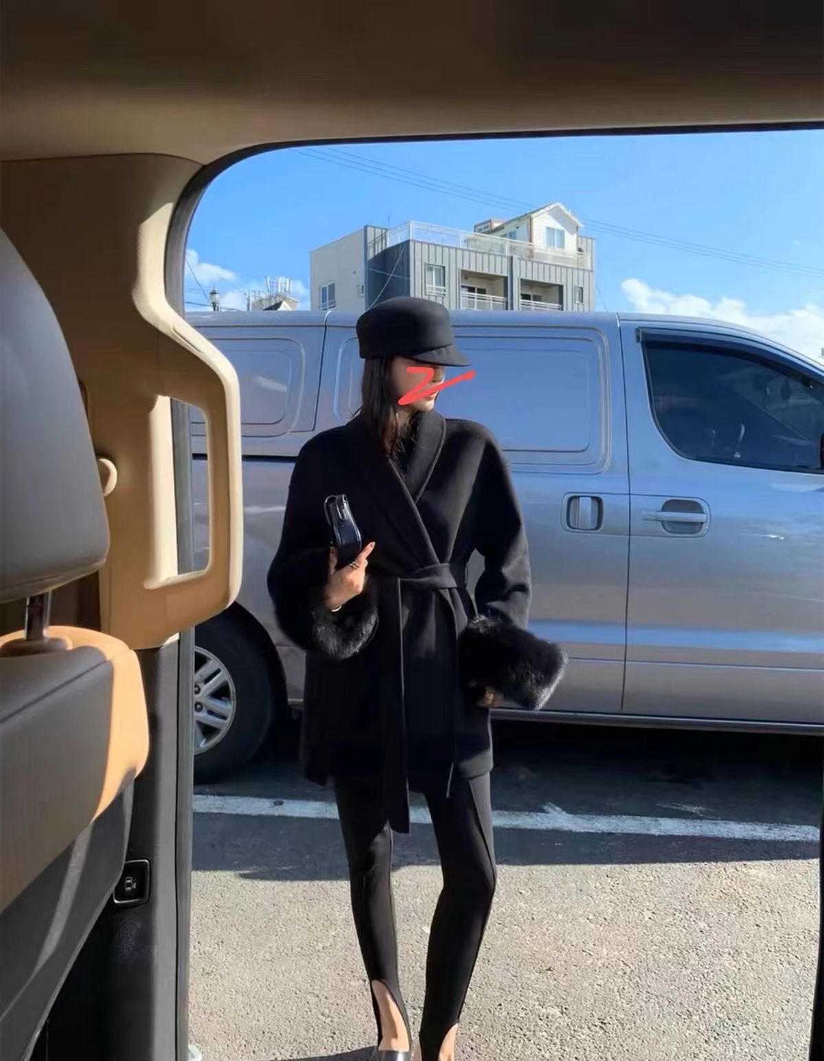 Luxury Wool Blend Trench Coat With Detachable Fox Fur Collar - Elegant Long & Short Women's Overcoat For Fall Winter (Black, Grey, Beige, Brown)_voghion.com