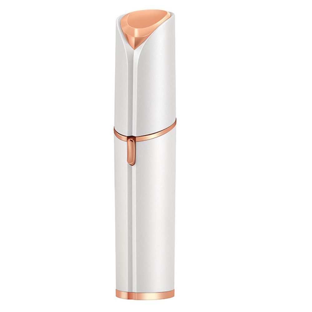 Trimmer en wenkbrauwshaper voor dames, USB-minischeerapparaat met droge batterij en lippenstift-epilator_voghion.com