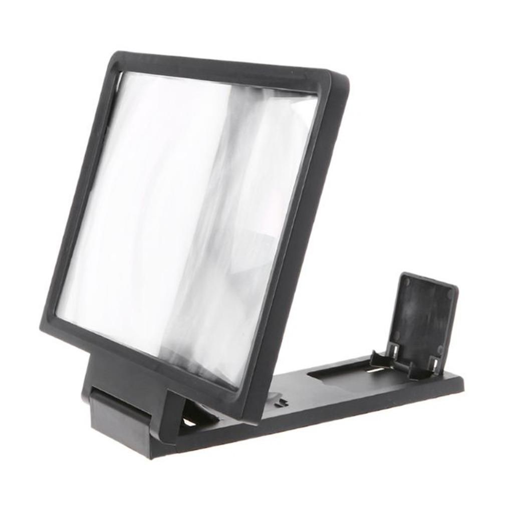 Mobile Phone Screen Magnifier 3D HDTV Magnifier New Foldable Desktop Phone Holder_voghion.com