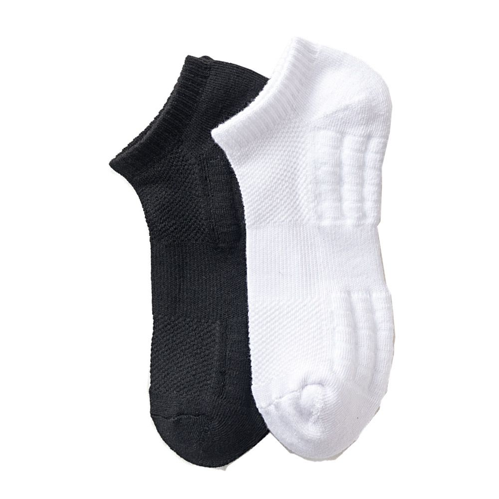 Calzini Calzini da barca da uomo Calzini estivi a metà tubo Calzini corti sottili Calze di cotone tinta unita Calzini sportivi bianchi Lunghezza inferiore a metà asciugamano_voghion.com