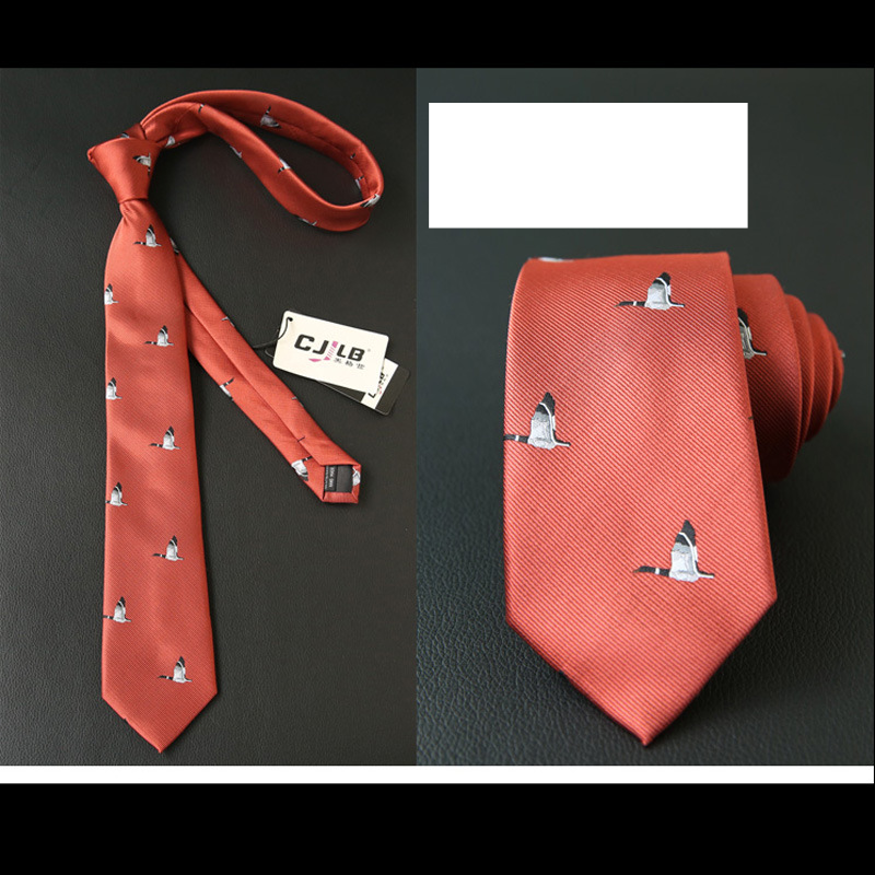 Men's Ties & Handkerchiefs business casual animal fashion Korean version black British women's tie manufacturer_voghion.com