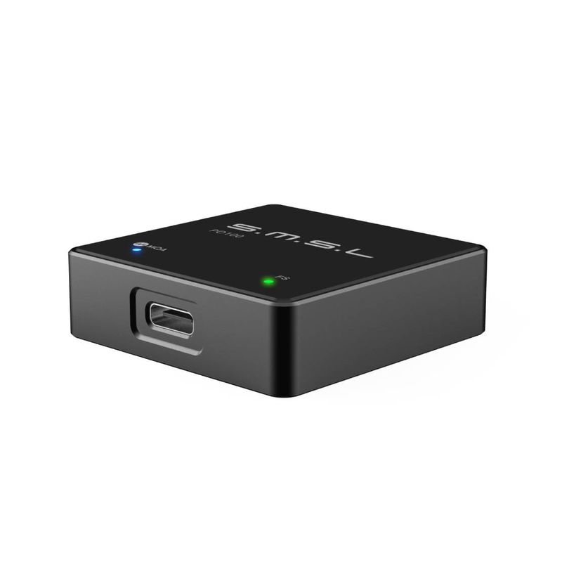 Ny SMSL PO100 2024 USB digitalt grensesnitt DSD DOP64 XMOS XU316 TYPE-C inngang OPT/COAX utgang_voghion.com