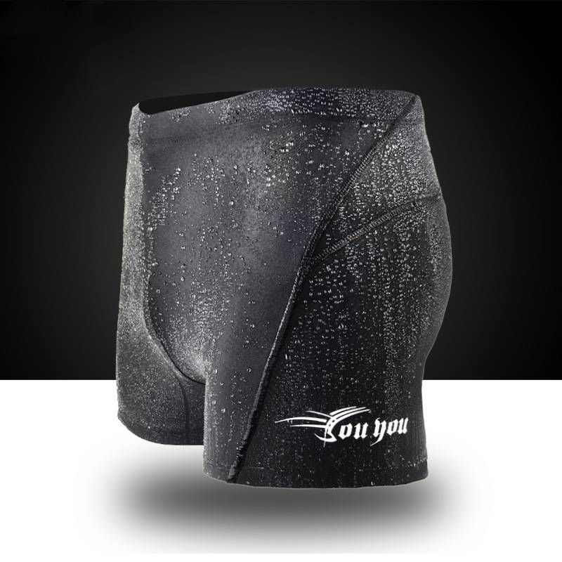 Men's Swimming Trunks, Men's Flat-angle Large-sized Hot Spring Swimming Trunks, Loose Swimming Trunks_voghion.com
