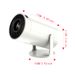 HY300 Pro Smart Projector 4K Android 11 Dual Wifi6 210 ANSI Quad-core Allwinner H713 1080P Home Cinema Outdoor Projetor_voghion.com