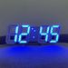 3D Digital Alarm Clock, Home Desktop Clock, Wall-Mounted Entertainment Clock, High-End Creative LED Wall-Mounted Electronic Clock_voghion.com