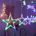 LED Star Fairy Lights – 100 Warm White Twinkle String Lights For Bedroom, Wedding & Christmas Decor, USB/Battery Operated Shatterproof Stars_voghion.com