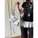 A Trendy Shoulder Crossbody Bag For Autumn And Winter 2025, Featuring Silver Rivets A Cool, Sweet Style Suitable For Casual Versatile_voghion.com