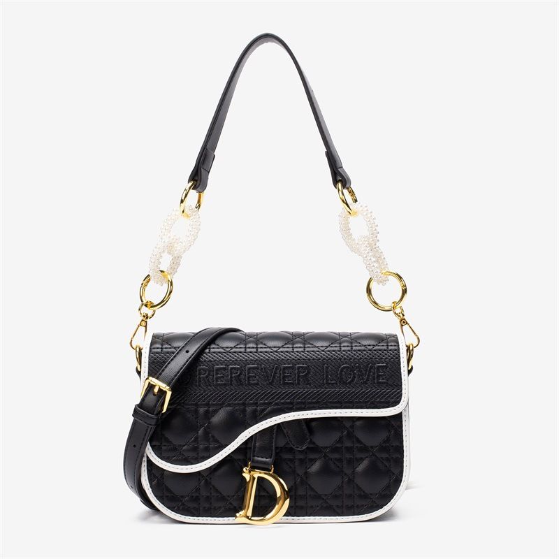 Pearl Draagbare Lingge Zadeltas Herfst Winter 2023 Nieuwe Brede Band Commuter Crossbody Tas Dames_voghion.com