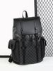 2024 New Backpack: Elegant, High-End, Simple and Fashionable Classic Vintage Print Backpack_voghion.com