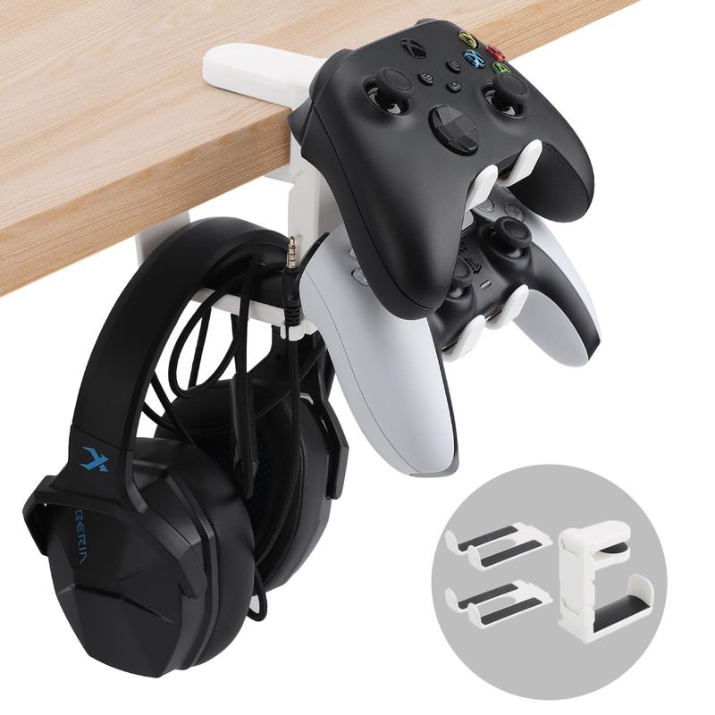 Játék headset és fogantyúkonzol, szabadon állítható, nem kell lyukasztani_voghion.com