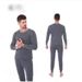 Men's Thermal Underwear Set Fleece Lined Winter Warm Long Sleeve Tops & Pants Soft Stretchable Base Layer For Cold Weather_voghion.com