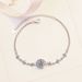 Bracciale con perline push-pull in argento Sterling da donna, stile leggero, con moissanite_voghion.com