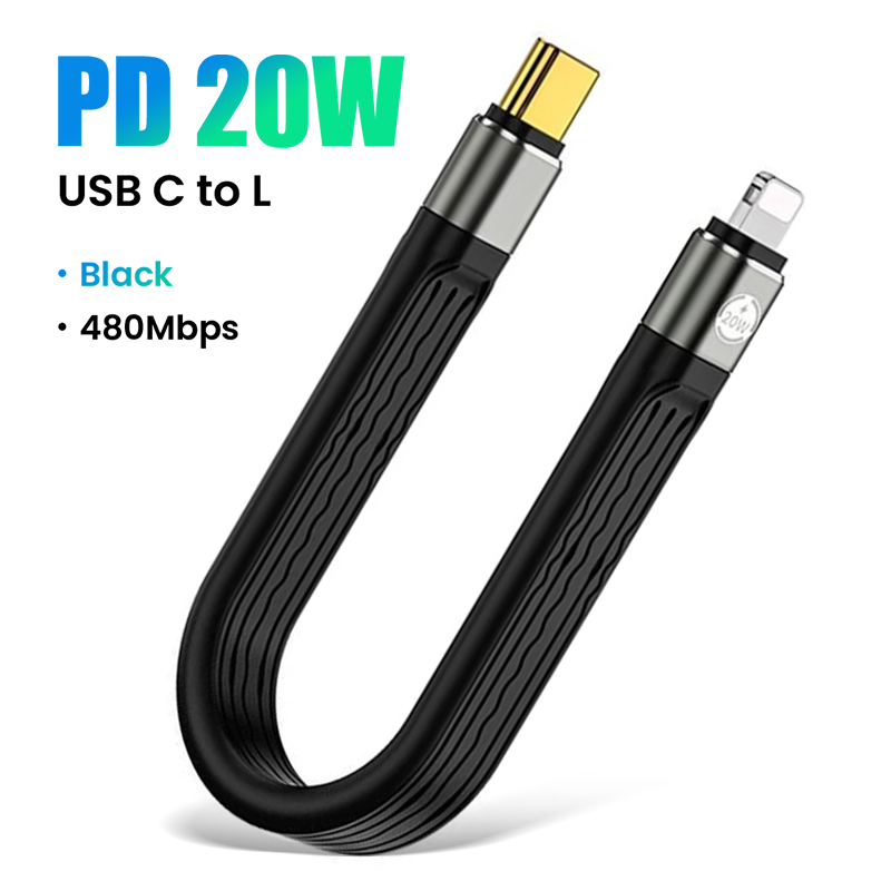 Kurzes Ultra PD 20W USB C Kabel für iPhone 14 13 Pro Max 3A Schnellladekabel für iPhone 12 Mini Pro Max USB_voghion.com