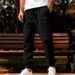 „Waffelgestrickte Cargohose für Herren mit lockerer Passform – Jogginghose im High-Street- und Streetwear-Stil aus atmungsaktivem Polyester (S-XXXL, Design mit mehreren Taschen)“_voghion.com