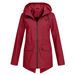 Leichte, wasserdichte Regenjacke mit Kapuze für Damen – Winddichter Outdoor-Mantel, atmungsaktives Polyester, Reißverschluss, Slim Fit (S-XXXL)_voghion.com