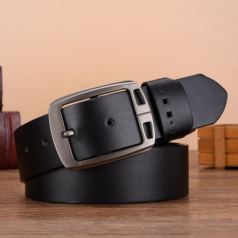 New Hot Selling Belt Japanese Button Men's Belt Belt Business Retro Belt Men's Belt Trendy and Versatile Style_voghion.com
